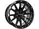 Anthem Off-Road Talon Gloss Black 6-Lug Wheel; 20x10; -24mm Offset (2024 Ranger)