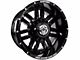 Anthem Off-Road Equalizer Gloss Black 5-Lug Wheel; 18x10; -24mm Offset (94-01 RAM 1500)