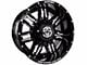 Anthem Off-Road Equalizer Gloss Black Milled 5-Lug Wheel; 18x10; -24mm Offset (94-01 RAM 1500)