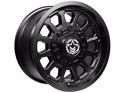 Anthem Off-Road Intimidator Satin Black 5-Lug Wheel; 17x9; 0mm Offset (94-01 RAM 1500)