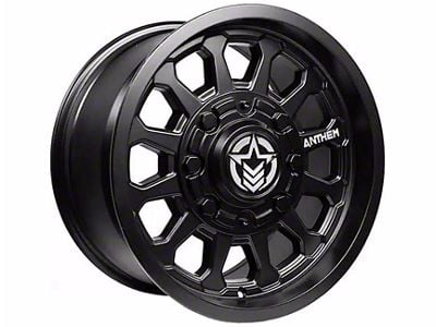 Anthem Off-Road Intimidator Satin Black 5-Lug Wheel; 18x9; -12mm Offset (94-01 RAM 1500)