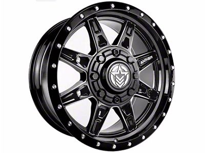 Anthem Off-Road Rogue Gloss Black Milled 5-Lug Wheel; 17x9; 0mm Offset (94-01 RAM 1500)