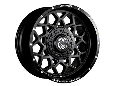 Anthem Off-Road Avenger Satin Black 6-Lug Wheel; 20x9; 0mm Offset (97-04 Dakota)