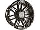 Anthem Off-Road Equalizer Gloss Black Milled 6-Lug Wheel; 18x9; -12mm Offset (97-04 Dakota)