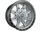 Anthem Off-Road Rogue Titanium Gray 8-Lug Wheel; 17x9; -12mm Offset (06-08 RAM 1500 Mega Cab)