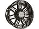 Anthem Off-Road Equalizer Gloss Black Milled 8-Lug Wheel; 18x10; -24mm Offset (20-24 Sierra 3500 HD SRW)