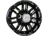 Anthem Off-Road Equalizer Gloss Black Milled 6-Lug Wheel; 18x9; -12mm Offset (04-08 F-150)