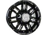 Anthem Off-Road Equalizer Gloss Black Milled 6-Lug Wheel; 18x9; -12mm Offset (15-20 F-150)