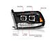 Anzo USA Projector Headlights with Sequential Turn Signal; Black Housing; Clear Lens (10-18 RAM 2500)