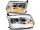 Anzo USA Projector Headlights with Sequential Turn Signal; Chrome Housing; Clear Lens (10-18 RAM 2500)