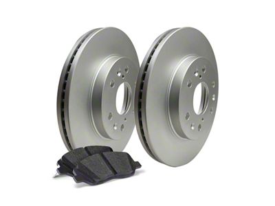 Apex One Enviro-Friendly Geomet OE 6-Lug Brake Rotor and Friction Point Pad Kit; Front and Rear (15-20 Canyon)