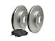 Apex One Enviro-Friendly Geomet OE 6-Lug Brake Rotor and Friction Point Pad Kit; Front and Rear (15-20 Canyon)