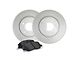 Apex One Enviro-Friendly Geomet OE 5-Lug Brake Rotor and Friction Point Pad Kit; Front (06-18 RAM 1500, Excluding SRT-10 & Mega Cab)