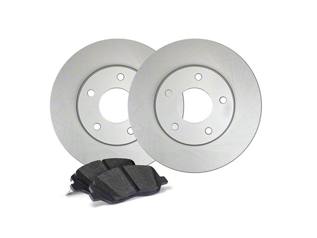 Apex One Enviro-Friendly Geomet OE 5-Lug Brake Rotor and Friction Point Pad Kit; Front and Rear (06-18 RAM 1500, Excluding SRT-10 & Mega Cab)