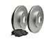 Apex One Enviro-Friendly Geomet OE 6-Lug Brake Rotor and Friction Point Pad Kit; Front (99-06 Sierra 1500 w/ Rear Disc Brakes)