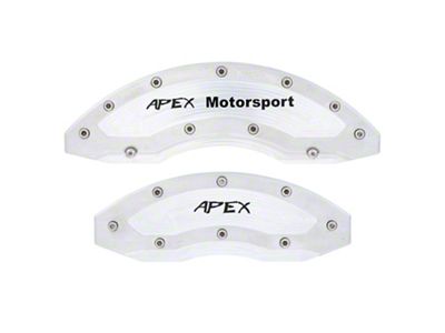 Apex Overlay Gen III Brake Caliper Overlays; Raw; Front and Rear (15-25 Canyon w/ 18+ Inch Wheels)