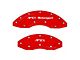 Apex Overlay Gen III Brake Caliper Overlays; Red; Front and Rear (15-24 Canyon w/ 18+ Inch Wheels)