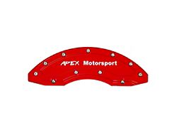 Apex Overlay Gen III Brake Caliper Overlays; Red; Front (94-24 RAM 2500 w/ 18+ Inch Wheels)