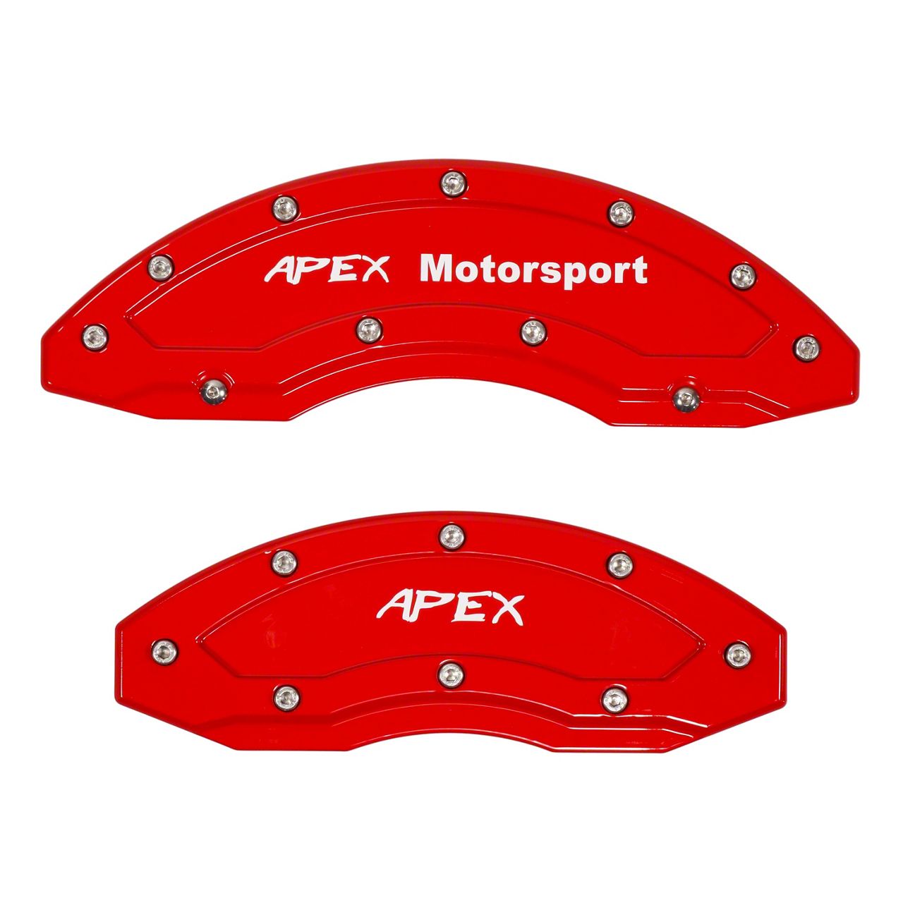 Apex Overlay Silverado 2500 Gen III Brake Caliper Overlays; Red; Front ...