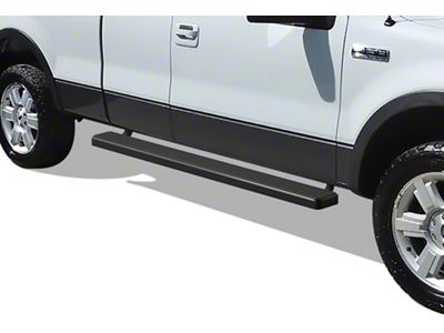 5-Inch iStep Running Boards; Black (04-08 F-150 SuperCab)