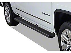 5-Inch iStep Running Boards; Black (07-18 Silverado 1500 Crew Cab)