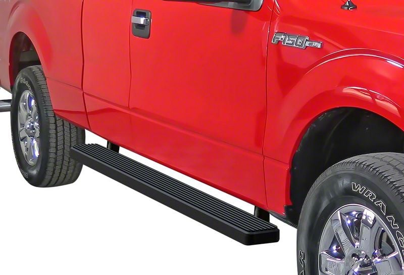 F-150 5-Inch iStep Running Boards; Black (09-14 F-150 SuperCab)