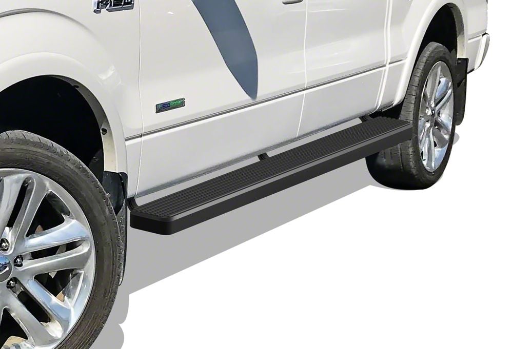 F-150 6-Inch iStep Running Boards; Black (09-14 F-150 SuperCrew)