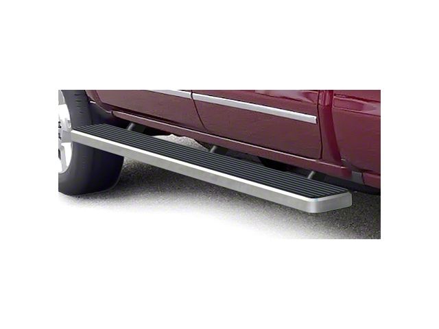 6-Inch iStep Running Boards; Hairline Silver (07-18 Sierra 1500 Crew Cab)