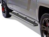 6-Inch iStep Running Boards; Hairline Silver (07-18 Silverado 1500 Extended/Double Cab)