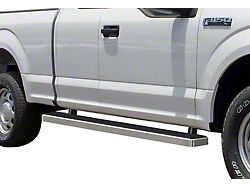 6-Inch iStep Running Boards; Hairline Silver (15-25 F-150 SuperCab)