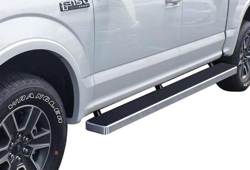 F-150 6-Inch iStep Running Boards; Hairline Silver (15-25 F-150 ...