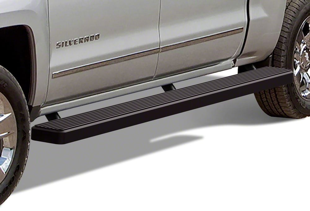 Silverado 1500 6 Inch Istep Wheel To Wheel Running Boards Black 07 18 Silverado 1500 Crew Cab 1335