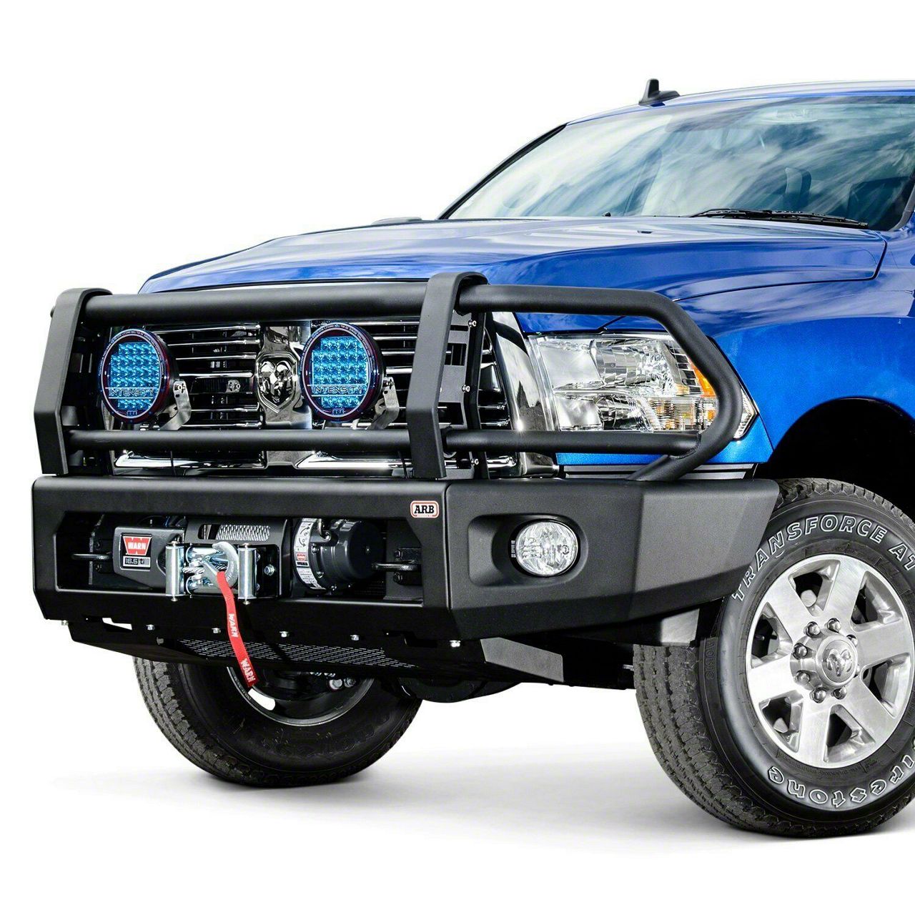 ARB RAM 2500 Deluxe Modular Winch Front Bumper 2237010 (10-18 RAM 2500 ...