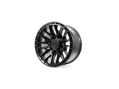 Arena Battle Satin Black 8-Lug Wheel; 20x10; -18mm Offset (01-06 Sierra 2500 HD)