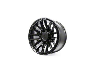 Arena Battle Satin Black 8-Lug Wheel; 20x10; -18mm Offset (01-06 Silverado 2500 HD)