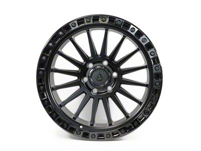 Arena Mesa Satin Black Center with Glossy Black Lip 6-Lug Wheel; 20x9; 0mm Offset (04-08 F-150)