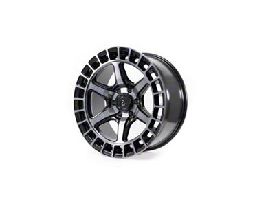 Arena Torque Glossy Black Machined DDT Face and Lip 6-Lug Wheel; 17x9; -12mm Offset (04-08 F-150)