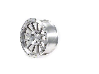 Arena Ammo Bright Machine with Zinc Bolts 6-Lug Wheel; 17x9; 0mm Offset (07-13 Sierra 1500)