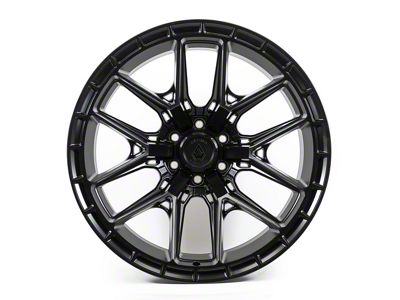 Arena Battle Satin Black 6-Lug Wheel; 22x12; -44mm Offset (07-13 Sierra 1500)