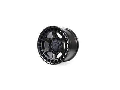 Arena Torque Satin Black 6-Lug Wheel; 17x9; 1mm Offset (07-13 Sierra 1500)