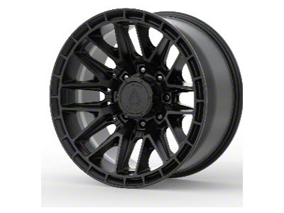 Arena Battle Satin Black 8-Lug Wheel; 20x10; -18mm Offset (11-14 Sierra 2500 HD)