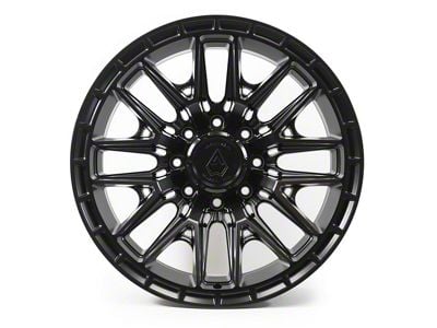 Arena Battle Satin Black 8-Lug Wheel; 22x10; -18mm Offset (11-14 Sierra 2500 HD)