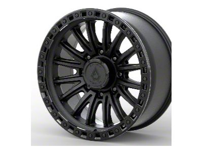 Arena Mission Satin Black 8-Lug Wheel; 20x9; 0mm Offset (11-14 Sierra 2500 HD)