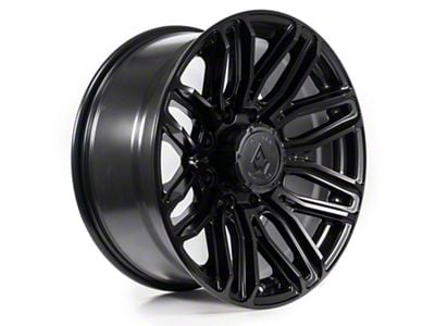 Arena Supreme Satin Black 8-Lug Wheel; 20x9; 0mm Offset (07-10 Sierra 2500 HD)