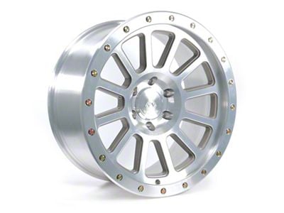 Arena Ammo Bright Machine with Zinc Bolts 6-Lug Wheel; 17x9; 0mm Offset (07-13 Silverado 1500)