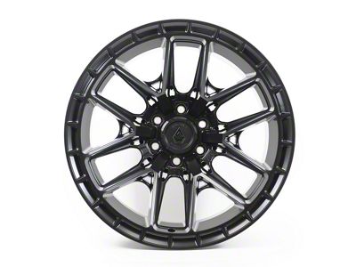 Arena Battle Satin Black 6-Lug Wheel; 20x12; -44mm Offset (07-13 Silverado 1500)