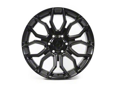 Arena Cobra Satin Black 6-Lug Wheel; 20x9; 20mm Offset (07-13 Silverado 1500)