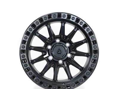 Arena Mission Satin Black 6-Lug Wheel; 17x9; 0mm Offset (07-13 Silverado 1500)