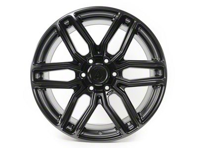 Arena Supreme Satin Black 6-Lug Wheel; 20x9; 1mm Offset (07-13 Silverado 1500)