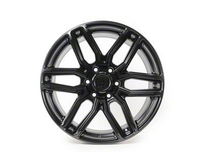 Arena Supreme Satin Black 6-Lug Wheel; 20x9; 20mm Offset (07-13 Silverado 1500)